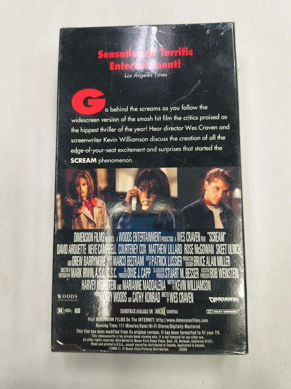 SCREAM VHS Used