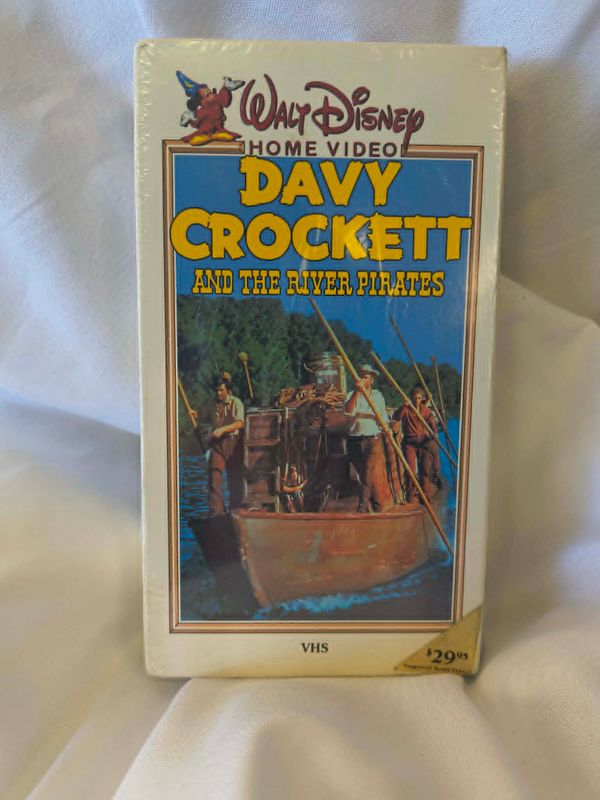 Walt Disney Home Video- Davy Crockett And The River Pirates VHS  #27 VHS