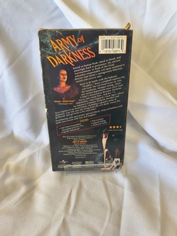 Army of Darkness (VHS, 1999)