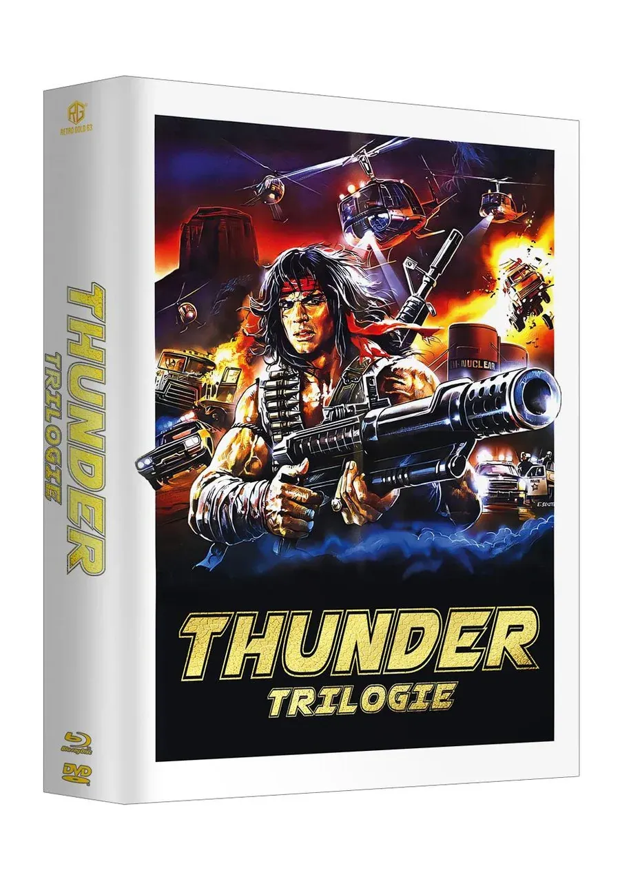 THUNDER Trilogy (6 Disc Edition) Mega Media book Cover B German Packaging / English Audio / Region Free Preorder