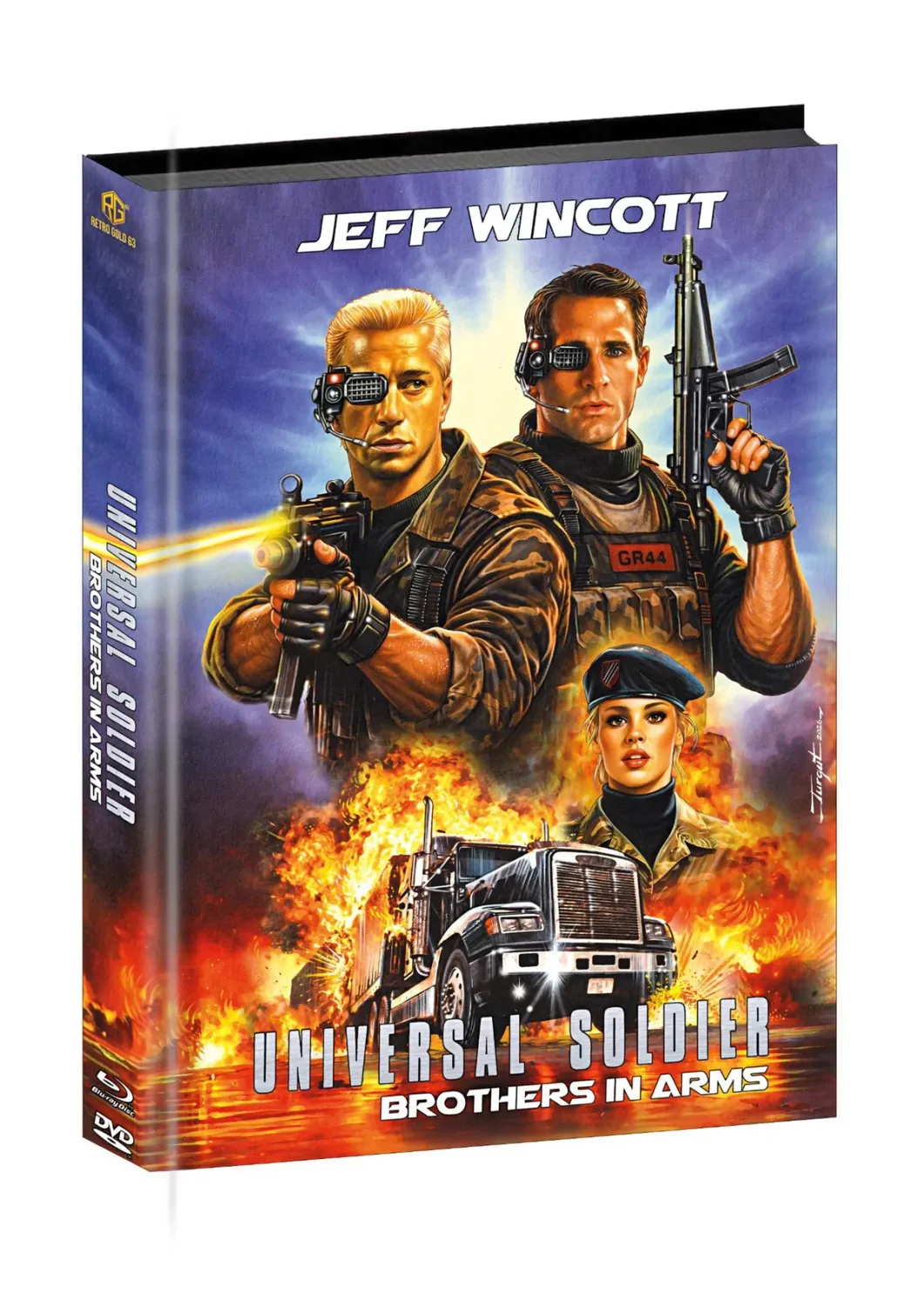 Universal Soldier: Brothers in Arms Media book Padded Cover A German Packaging / English Audio / Region Free Preorder