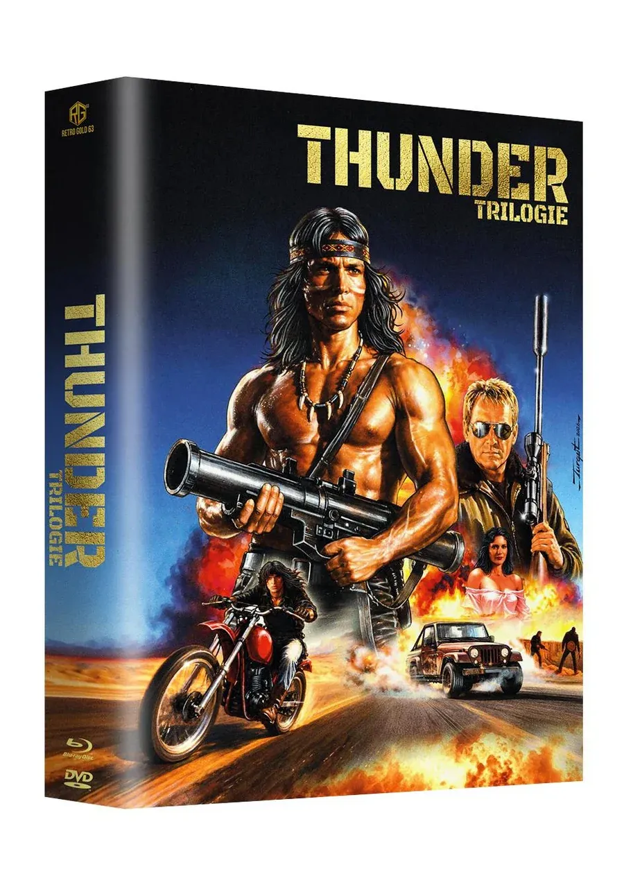 THUNDER Trilogy (6 Disc Edition) Mega Media book Cover A German Packaging / English Audio / Region Free Preorder
