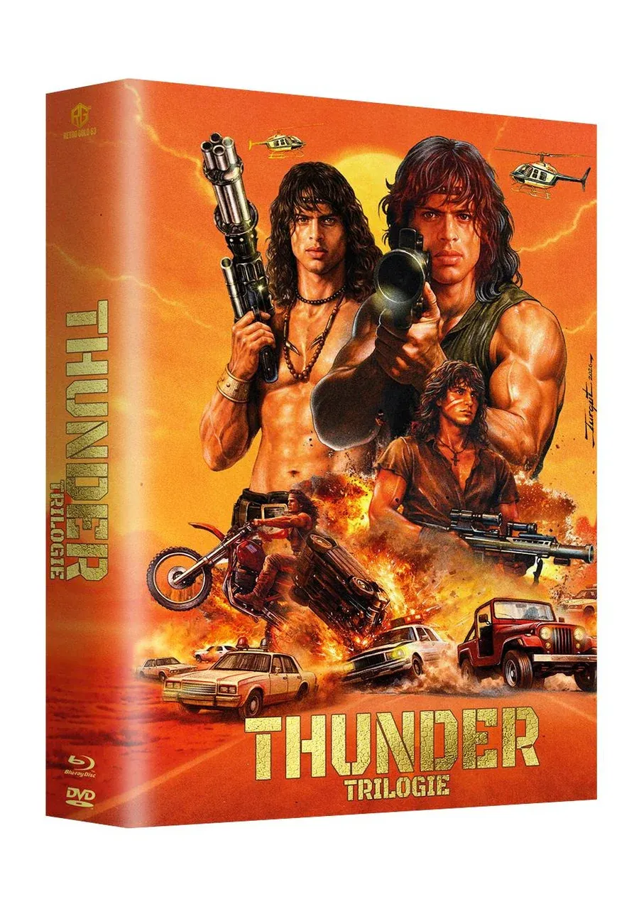 THUNDER Trilogy (6 Disc Edition) Mega Media book Cover C German Packaging / English Audio / Region Free Preorder