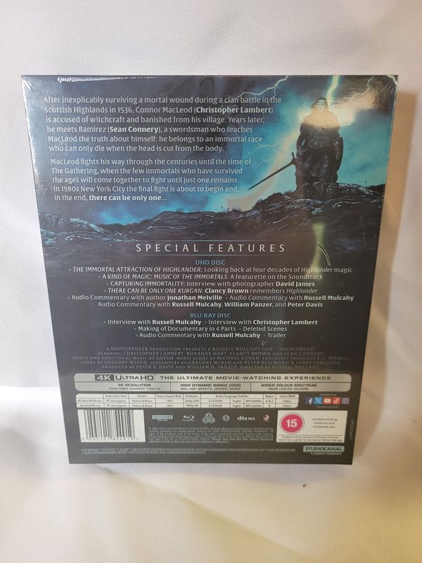 Highlander Ultra 4K HD, Blu-ray, Limited Collector's Edition