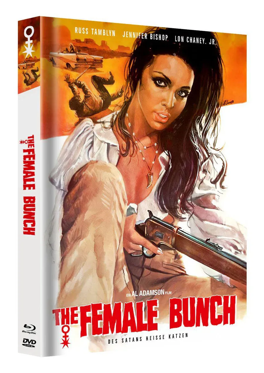 Female Bunch : Des Satan's Hot Cats Media book Cover B German Packaging / English Audio / Region Free Preorder
