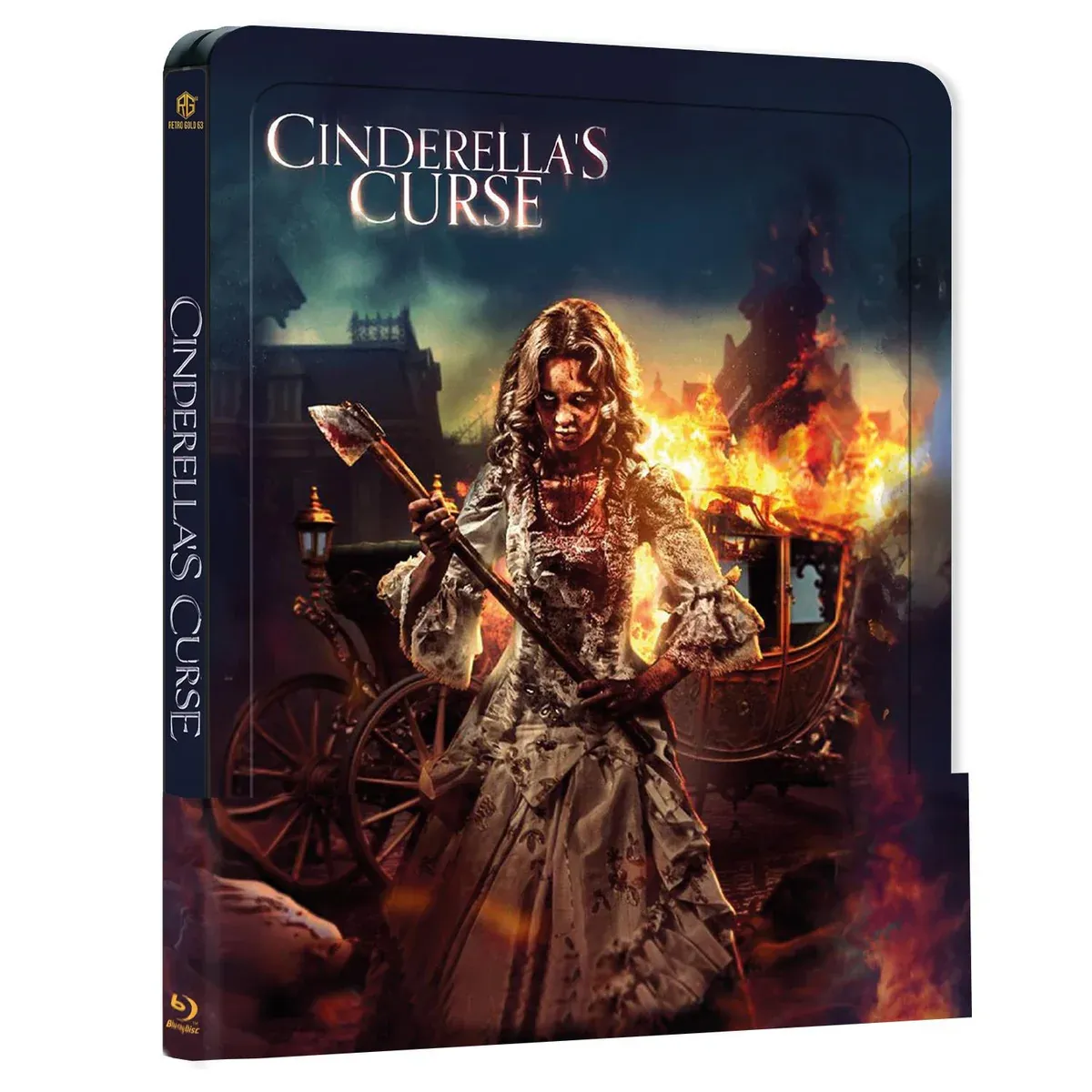 Cinderella's Curse Steel Premium Book with Embossed Version A with Quarterslip German Packaging / English Audio / Region Free Preorder