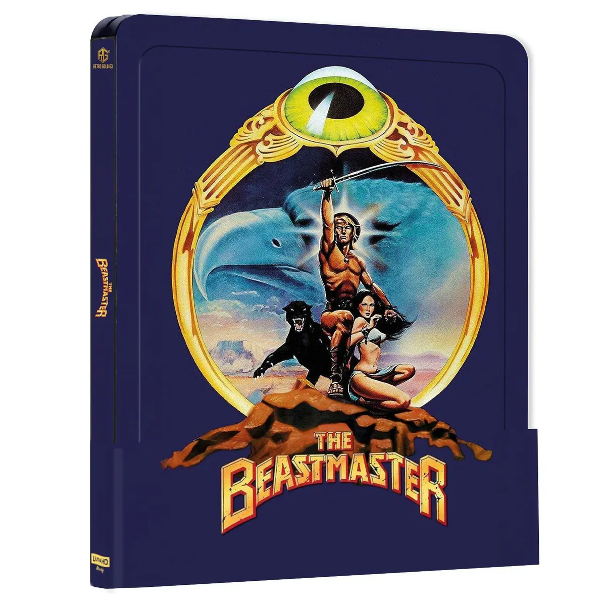 Beastmaster 4K UHD Steel Premium Book with Embossing Variant A with Quarterslip German Packaging / English Audio / Region Free Preorder