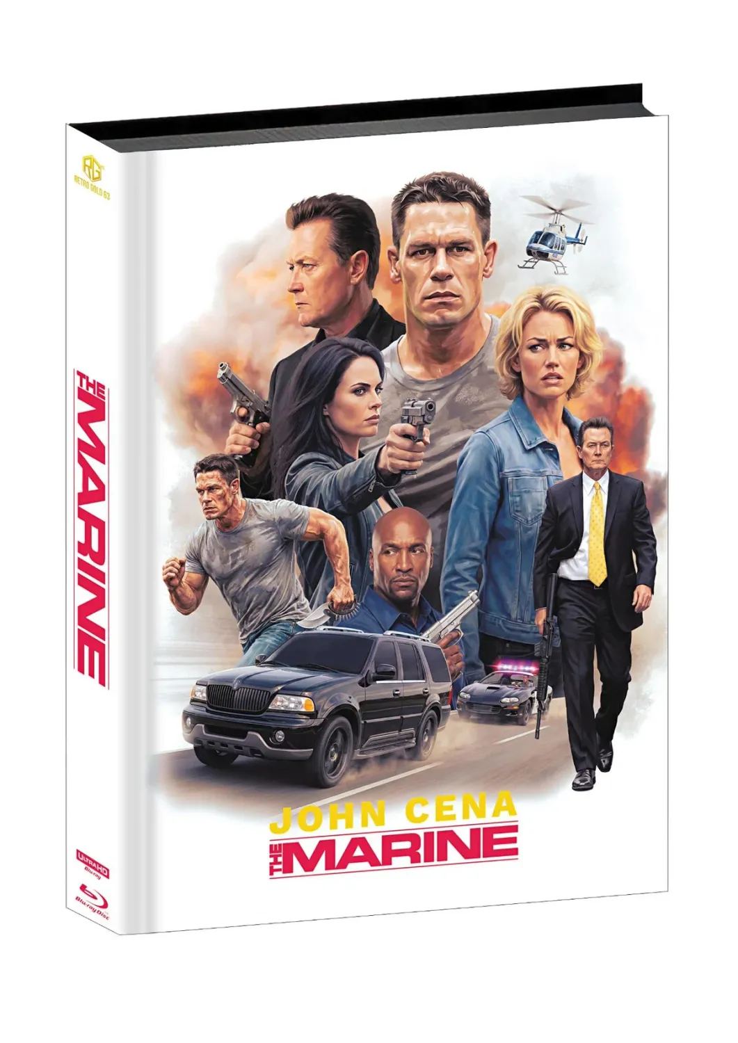 The Marine UNRATED VERSION Media book Watted Cover A German Packaging / English Audio / Region Free Preorder