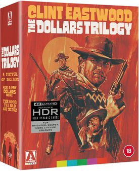 A Fistful Of Dollars / For A Few Dollars More / The Good The Bad And The Ugly Limited Edition 4K Ult Arrow