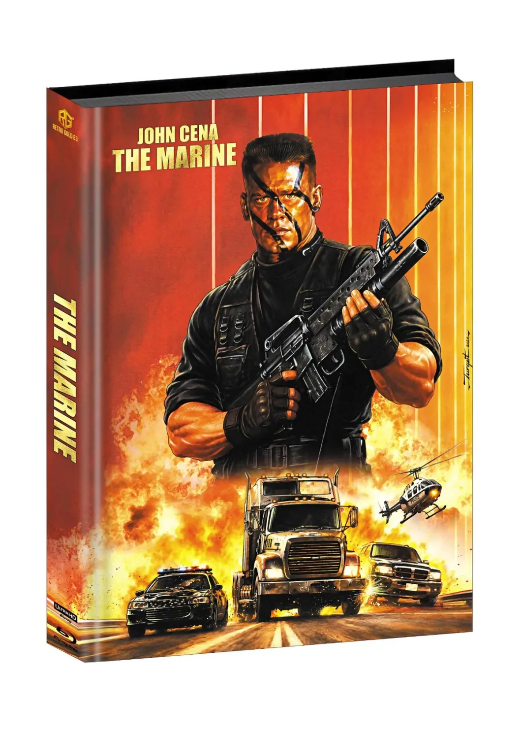 The Marine UNRATED Version Media book Wattiert Cover C German Packaging / English Audio / Region Free Preorder