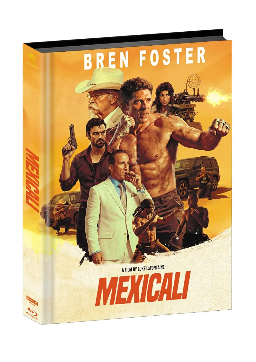 Mexicali 4K UHD + Blu ray Media book Wattiert Cover A German Packaging / English Audio / Region Free Preorder