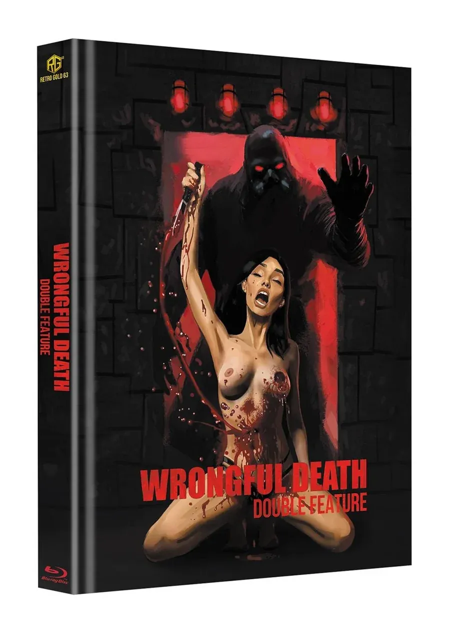 Wrongful Death Double Feature Media book Unwatted Cover B  German Packaging / English Audio / Region Free Preorder