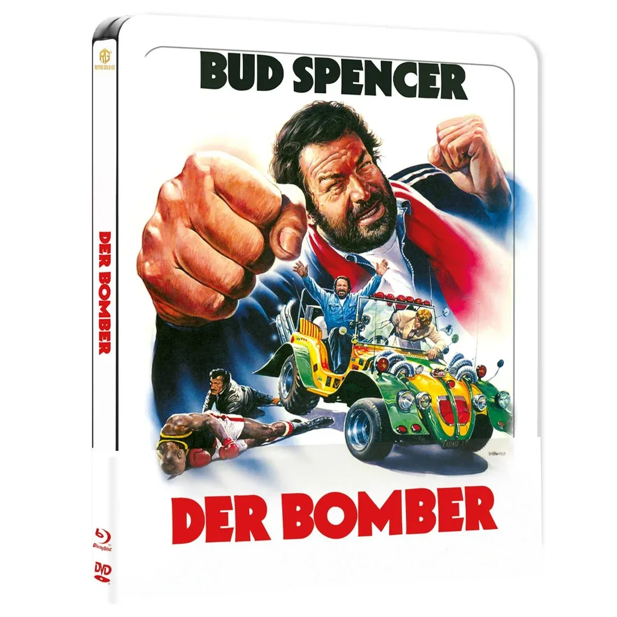 The Bomber Steel Premium Book with embossed variant A with quarterslip  German Packaging / English Audio / Region Free Preorder