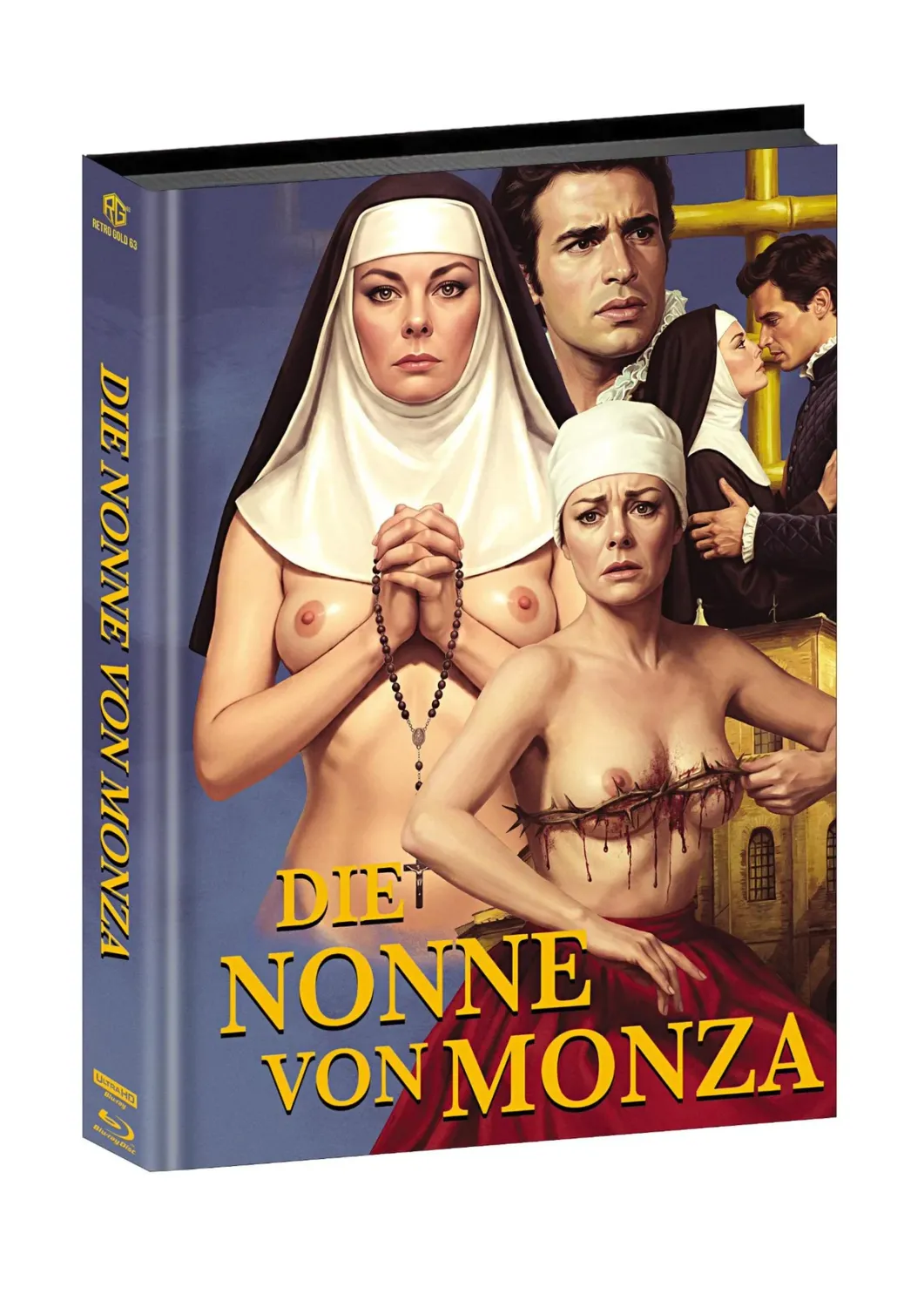 The nun of Monza 4K UHD + Blu ray Mediabook Unwatted Cover B  German Packaging / English Audio / Region Free Preorder