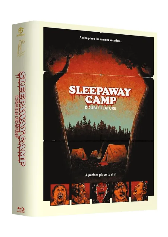 SLEEPAWAY CAMP Double Feature MURDERGRAM EDITION #4 Mega Mediabook Cover A  German Packaging / English Audio / Region Free Preorder
