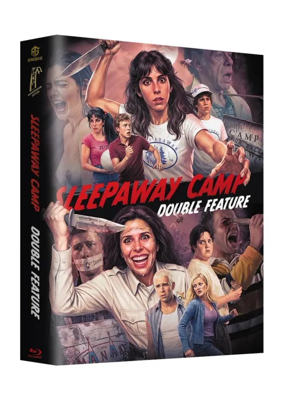 SLEEPAWAY CAMP Double Feature MURDERGRAM EDITION #4 Mega Mediabook Cover B  German Packaging / English Audio / Region Free Preorder