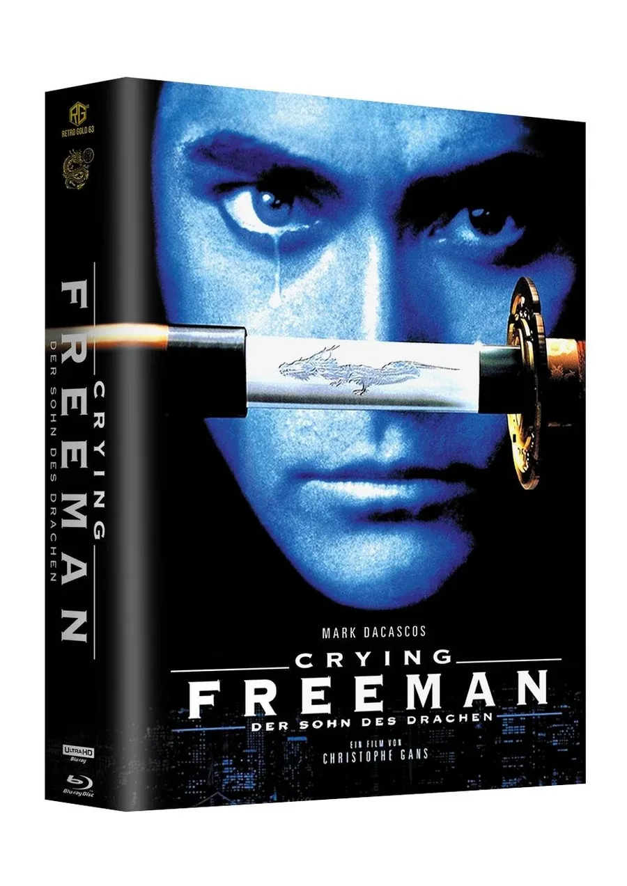Crying Freeman Year of the Dragon 3 Disc Edition Mega Mediabook Cover C  German Packaging / English Audio / Region Free Preorder