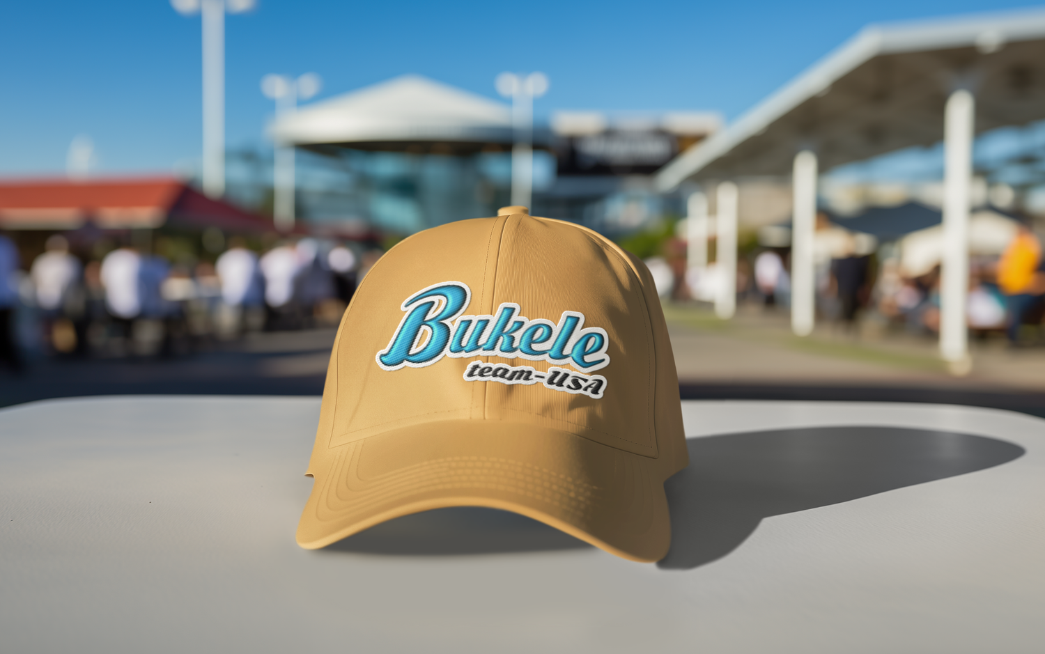 Bukele Team USA - Soft Baseball Cap with 3D embroidered logos