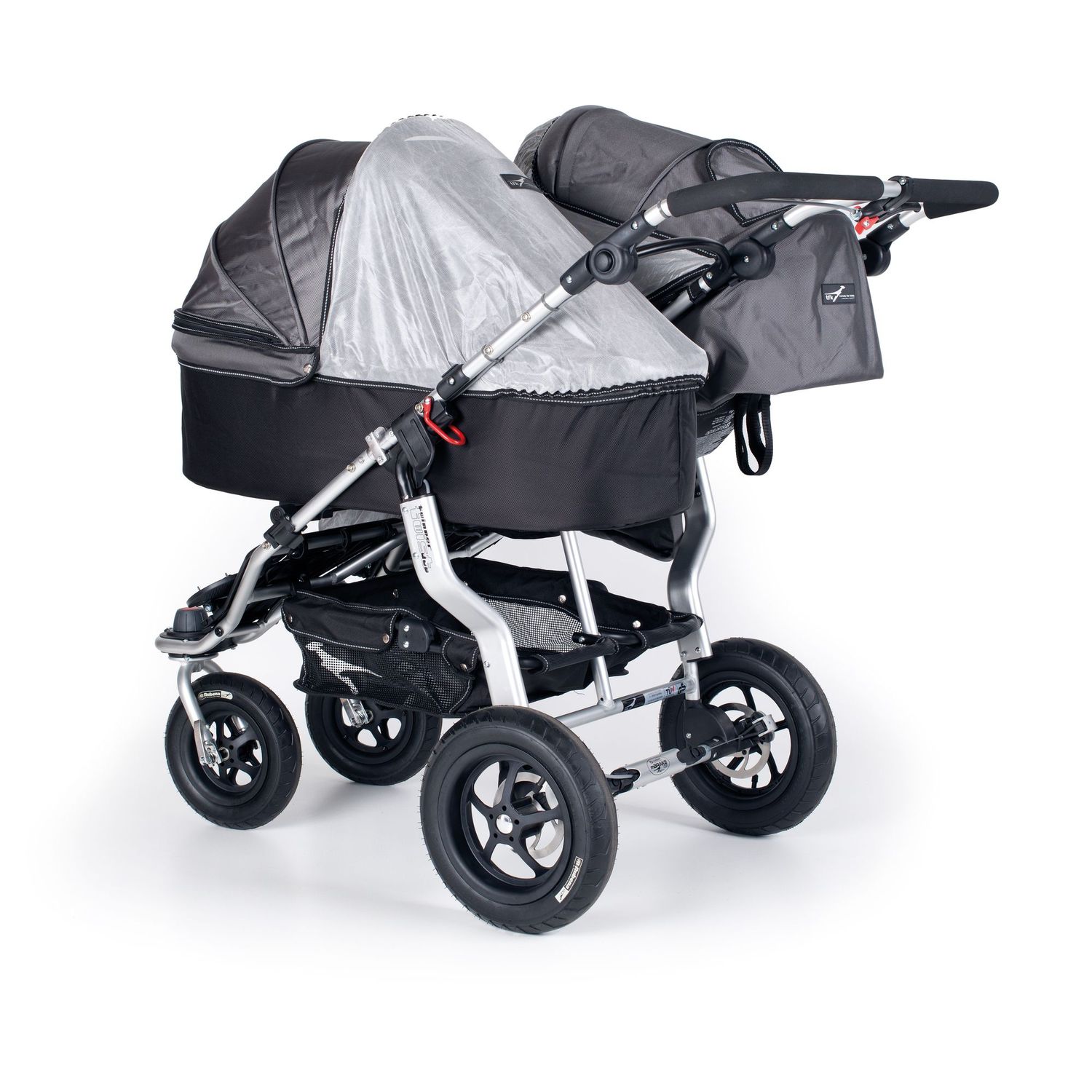 ​TFK Sonnenschutz für die Einzelwanne beim TFK Geschwisterwagen