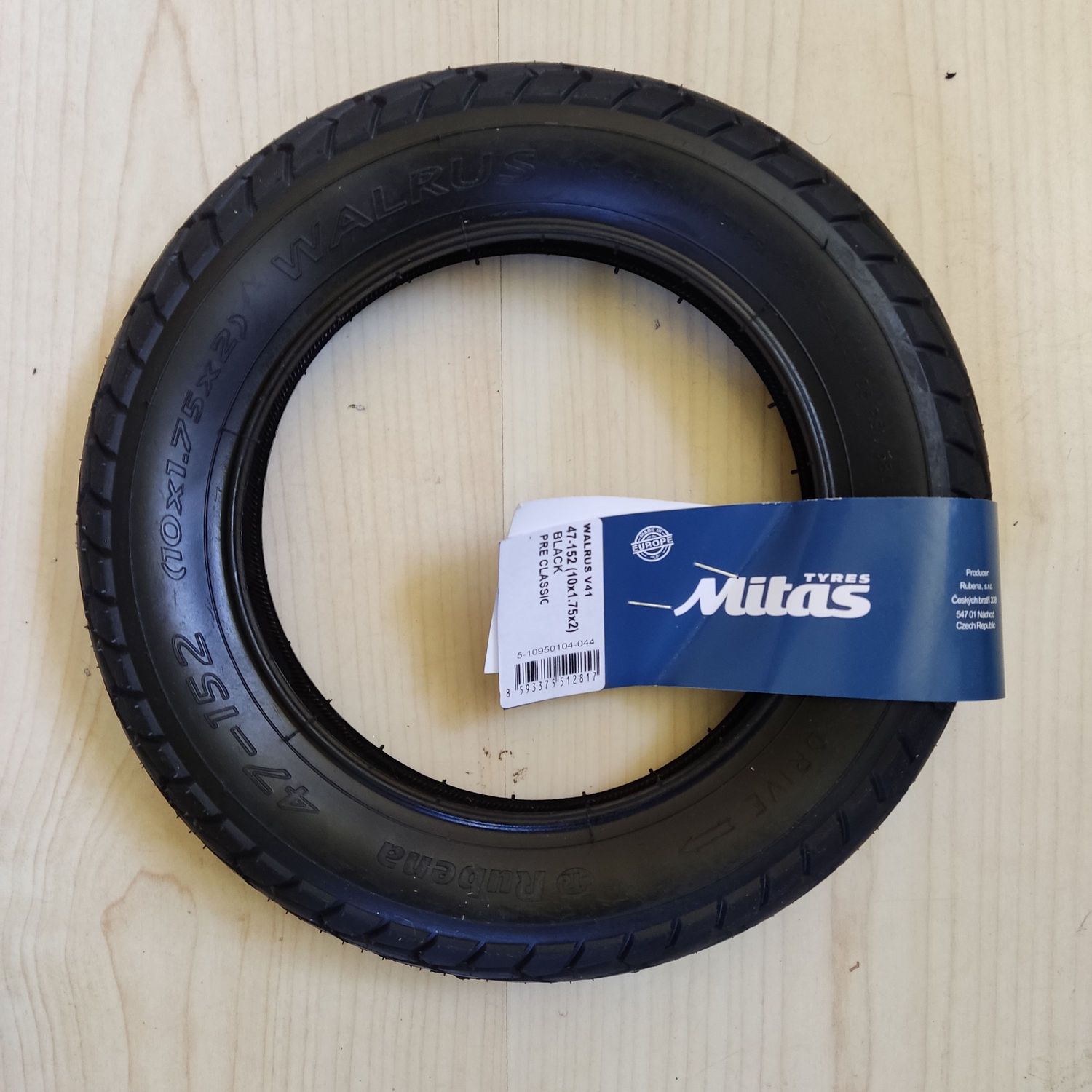 10 zoll Mitas Vorderrad Reifen für Joggster Twist u.a.