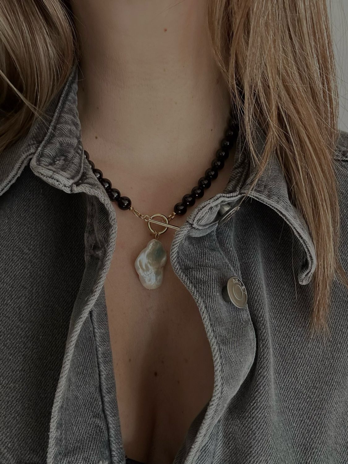 atelier | garnette Ø10 semi-precious red stone necklace