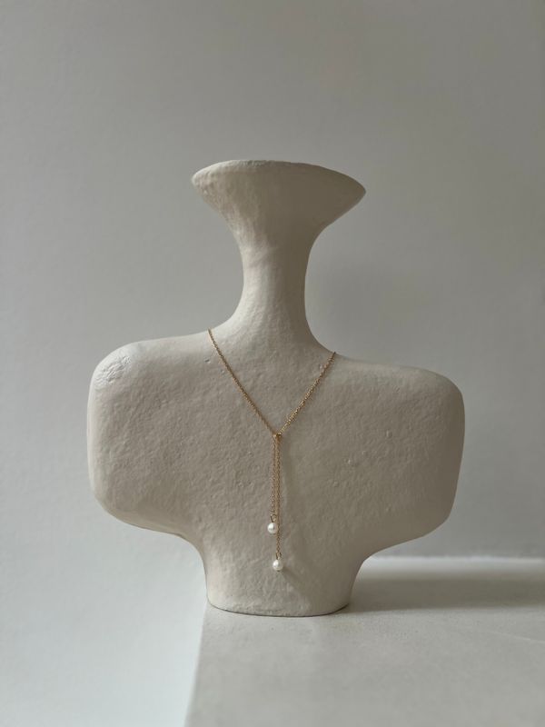 atelier | wrap mini pearl necklace