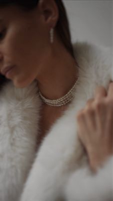 atelier | row 5 pearl necklace