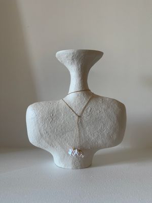 atelier | petals wrap pearl necklace