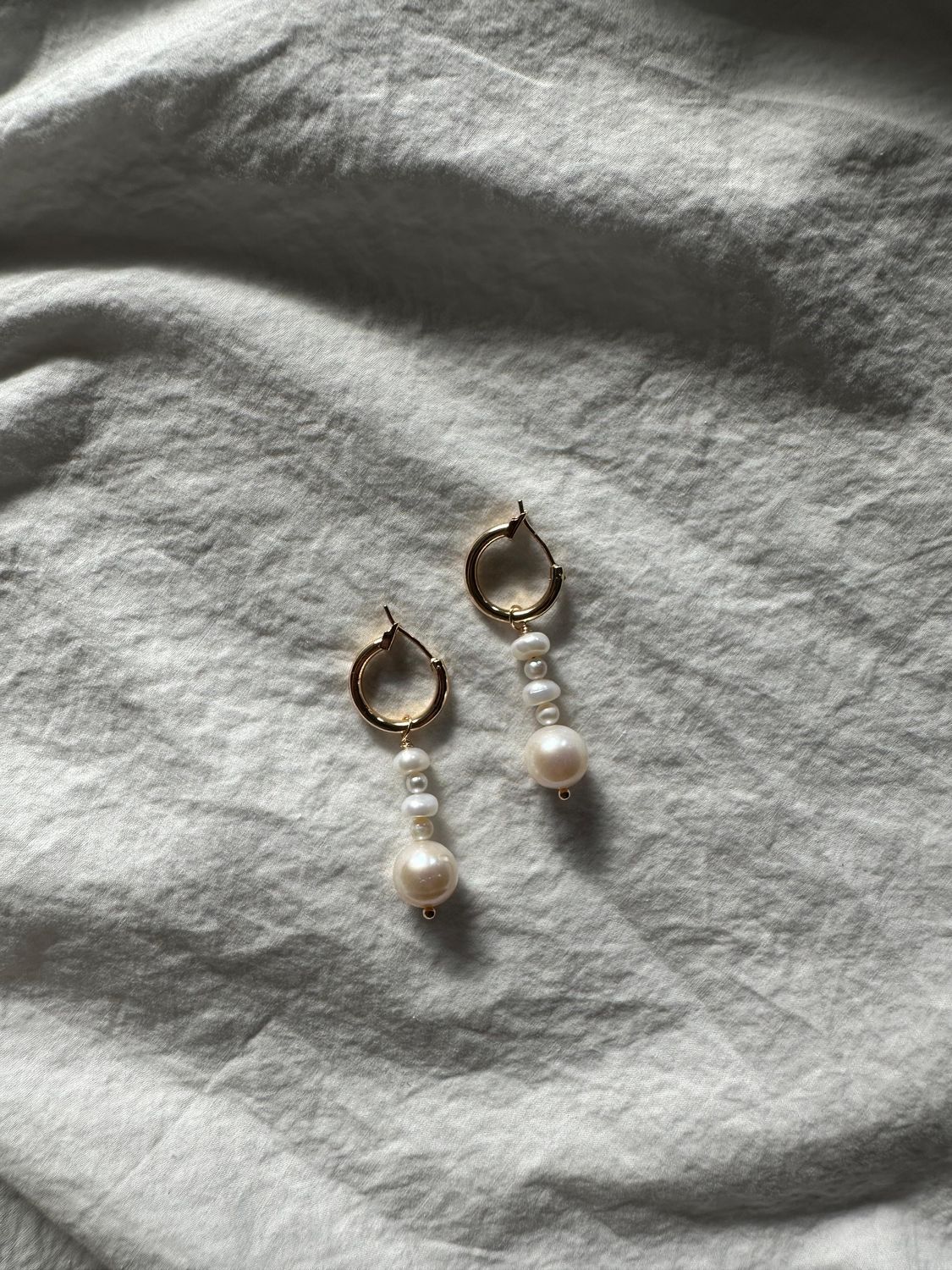 atelier | mix pearl earrings