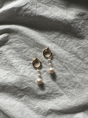 atelier | mix pearl earrings
