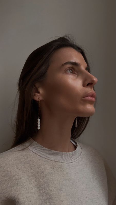 atelier | vis a vis pearl earrings 