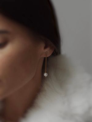 atelier jewelry | axis pearl earrings
