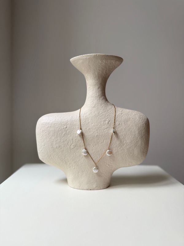 atelier | coins pearl necklace