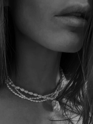 soleil pearl necklace