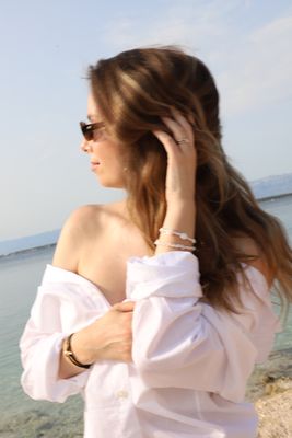 coral pearl bracelet