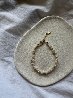 coral pearl bracelet