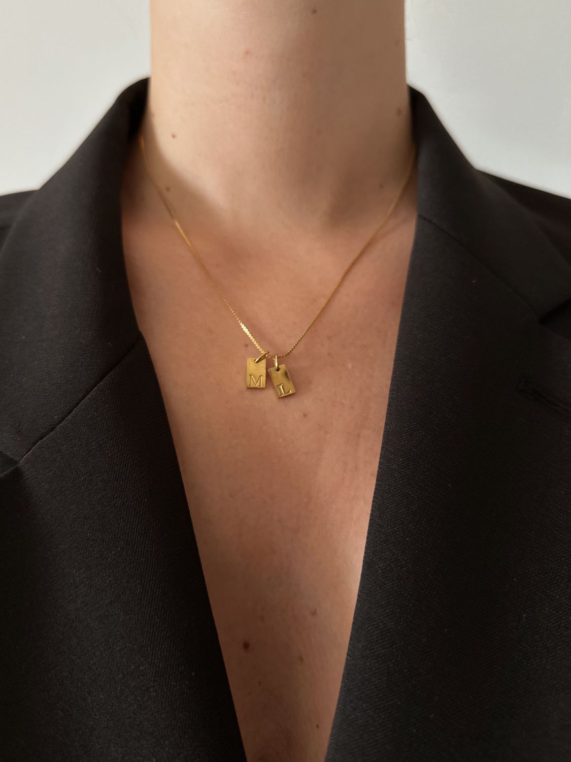 letter necklace