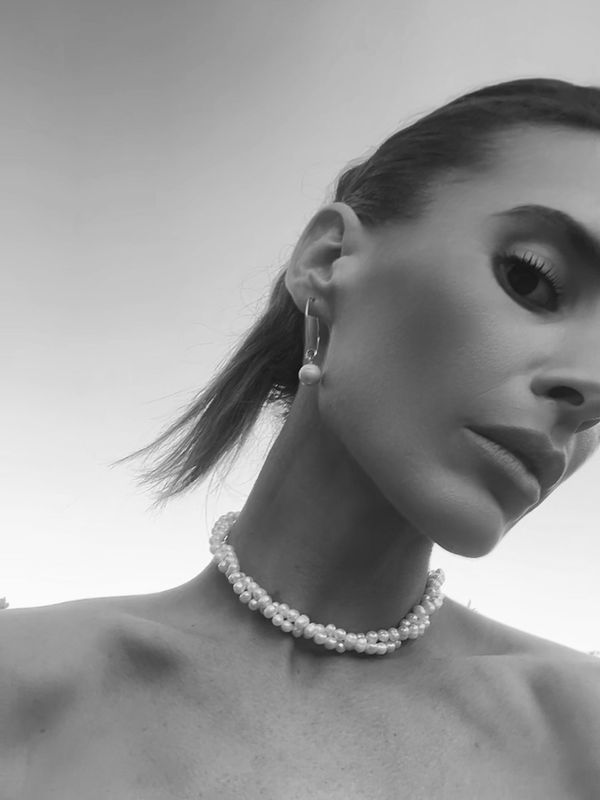 petite pearl earrings