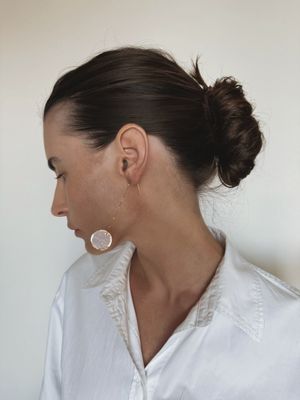moon mother of pearl earrings