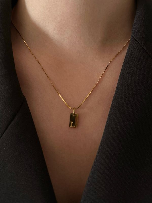 letter necklace