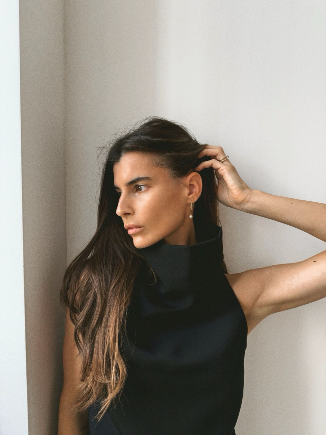 petite pearl earrings