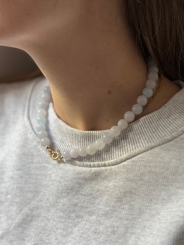 azur natural stone necklace