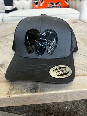 Ram SnapBack Hat Blk/Gry