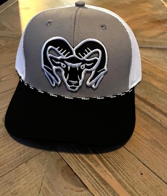 Tricolor Ram hat black/grey/white