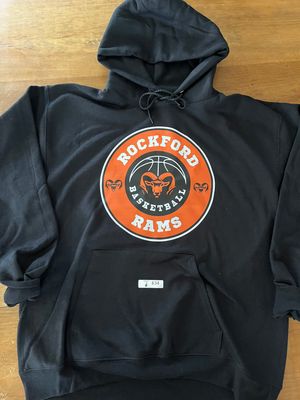 Rockford Ram Basketball Hoodie