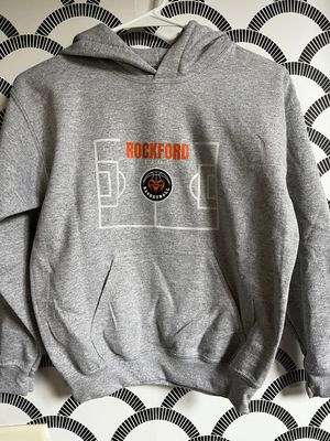 Youth Rockford Basketball Grey Hoodie
