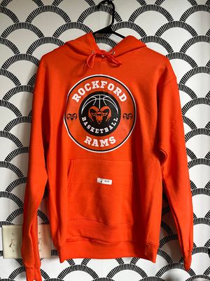Orange Rockford Basketball Hoodie