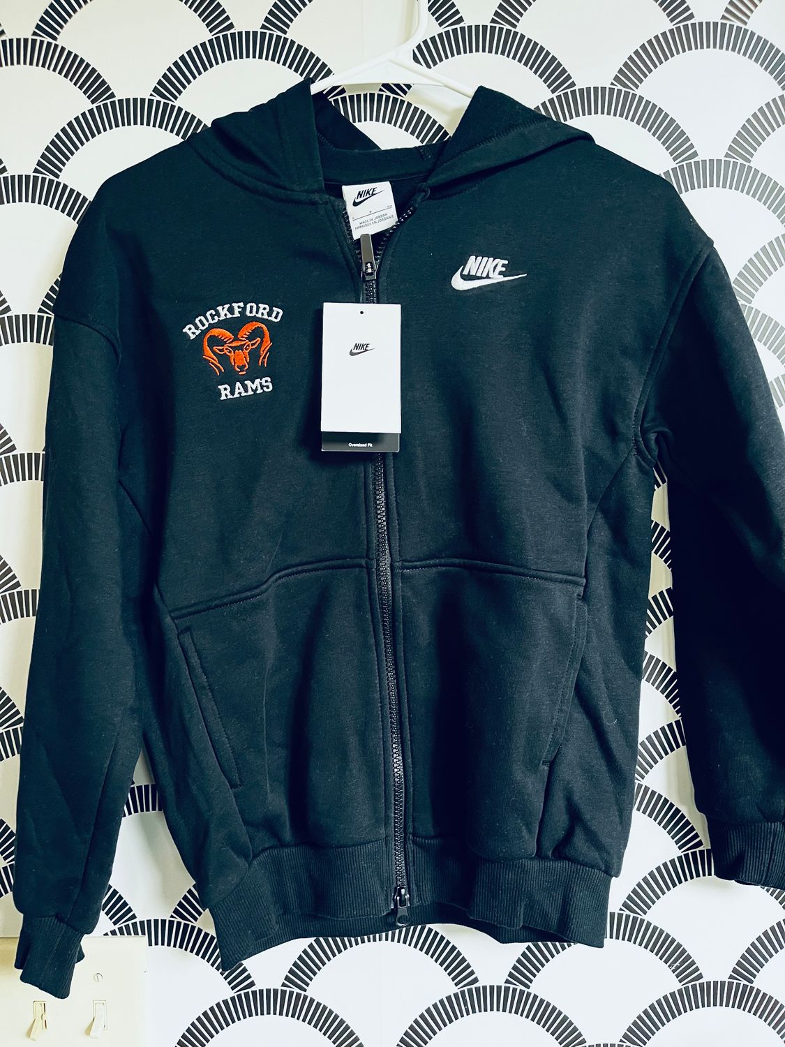 Youth Nike Rockford Ram Zip up hoodie