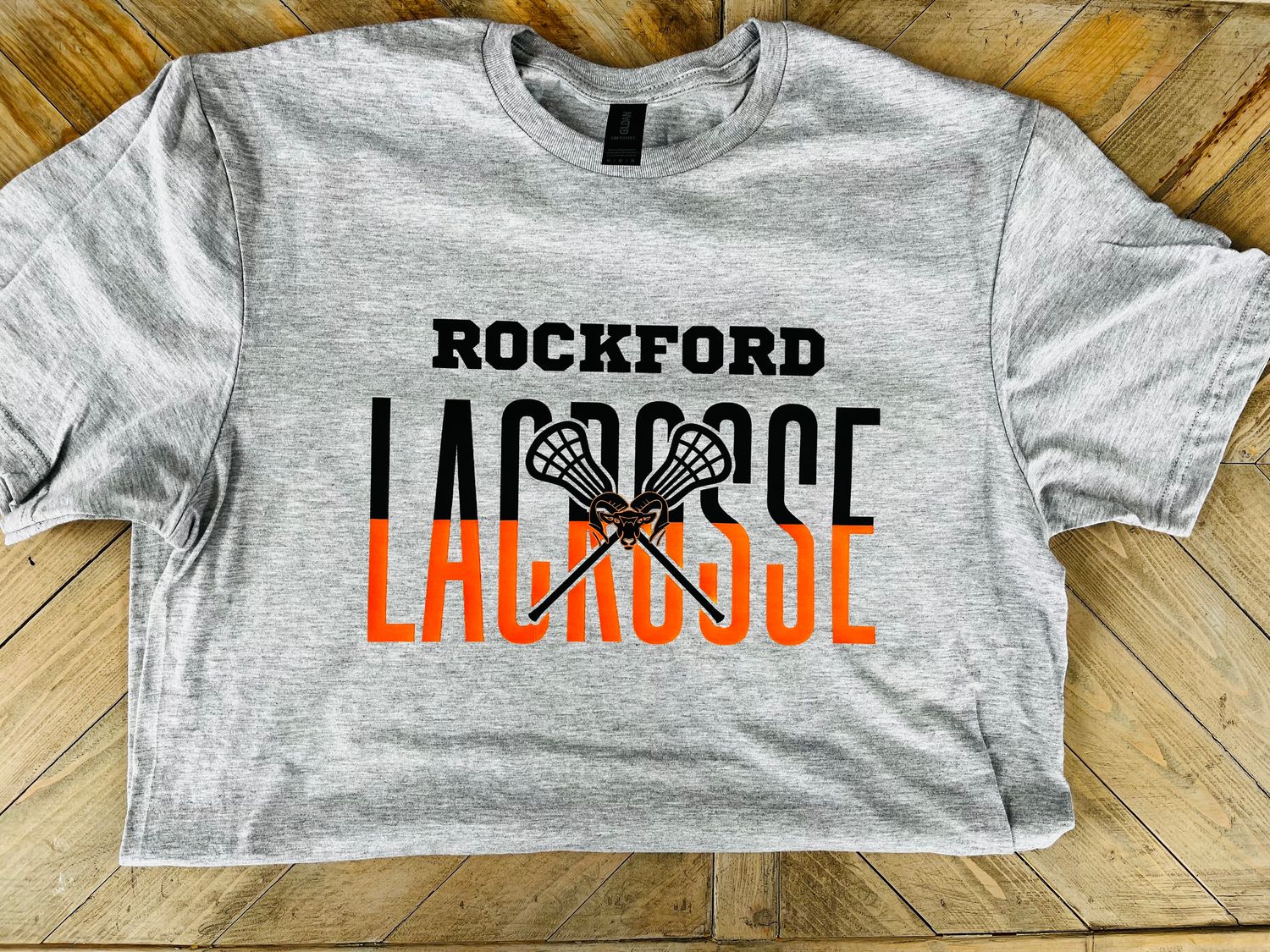 Rockford Lax tee, crewneck or hoodie