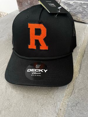 R Orange &amp; Black Hat